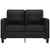 2-Seater Sofa Black 120 cm Faux Leather