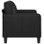 2-Seater Sofa Black 120 cm Faux Leather