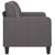 2-Seater Sofa Grey 120 cm Faux Leather