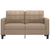 2-Seater Sofa Cappuccino 140 cm Faux Leather