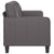 3-Seater Sofa Grey 180 cm Faux Leather