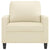 Sofa Chair Cream 60 cm Faux Leather