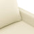 Sofa Chair Cream 60 cm Faux Leather