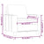 Sofa Chair Grey 60 cm Faux Leather