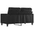 2-Seater Sofa Black 120 cm Faux Leather