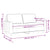 2-Seater Sofa Black 120 cm Faux Leather