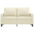 2-Seater Sofa Cream 120 cm Faux Leather