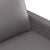 2-Seater Sofa Grey 140 cm Faux Leather