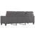 3-Seater Sofa Grey 180 cm Faux Leather