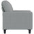 Sofa Chair Light Grey 60 cm Fabric