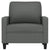 Sofa Chair Dark Grey 60 cm Fabric