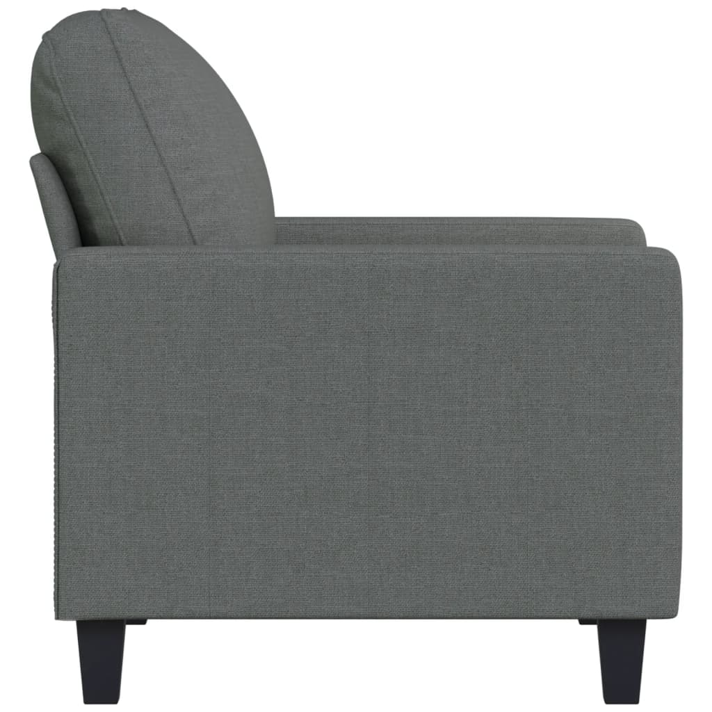 Sofa Chair Dark Grey 60 cm Fabric