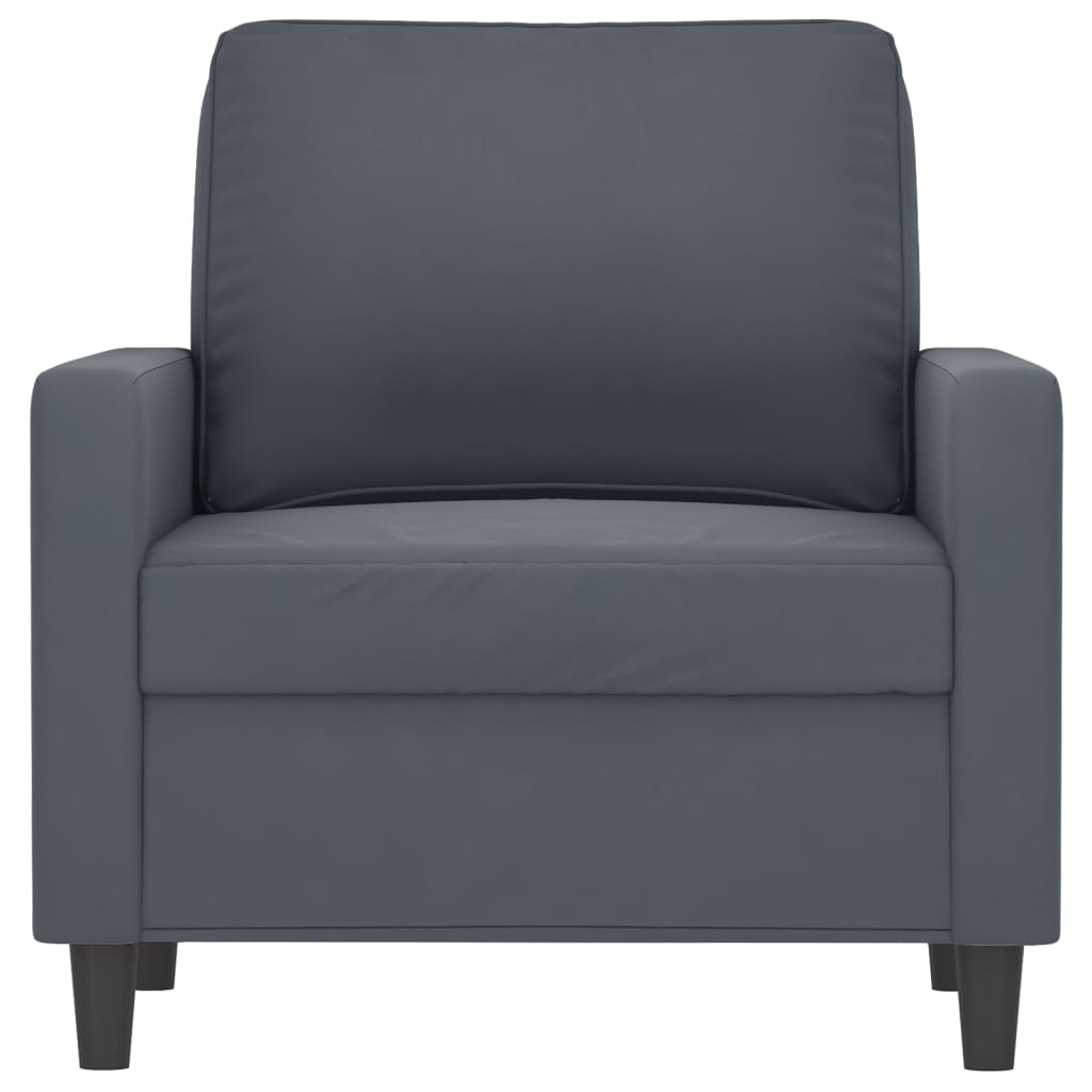 Sofa Chair Dark Grey 60 cm Velvet