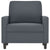Sofa Chair Dark Grey 60 cm Velvet