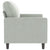 2-Seater Sofa Light Grey 120 cm Velvet