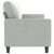 3-Seater Sofa Light Grey 180 cm Velvet