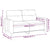 2-Seater Sofa Dark Grey 120 cm Fabric