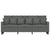 3-Seater Sofa Dark Grey 180 cm Fabric