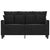 2-Seater Sofa Black 120 cm Velvet