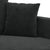 2-Seater Sofa Black 140 cm Velvet