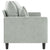 3-Seater Sofa Light Grey 180 cm Velvet