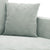 3-Seater Sofa Light Grey 180 cm Velvet