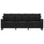 3-Seater Sofa Black 180 cm Velvet