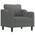 Sofa Chair Dark Grey 60 cm Fabric