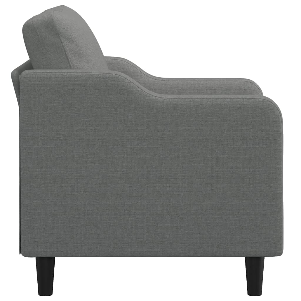 Sofa Chair Dark Grey 60 cm Fabric