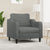 Sofa Chair Dark Grey 60 cm Fabric