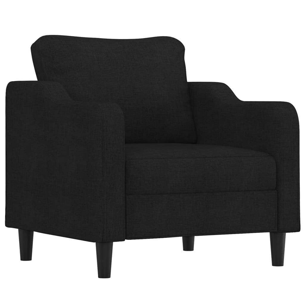 Sofa Chair Black 60 cm Fabric