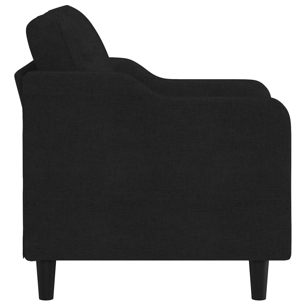 Sofa Chair Black 60 cm Fabric
