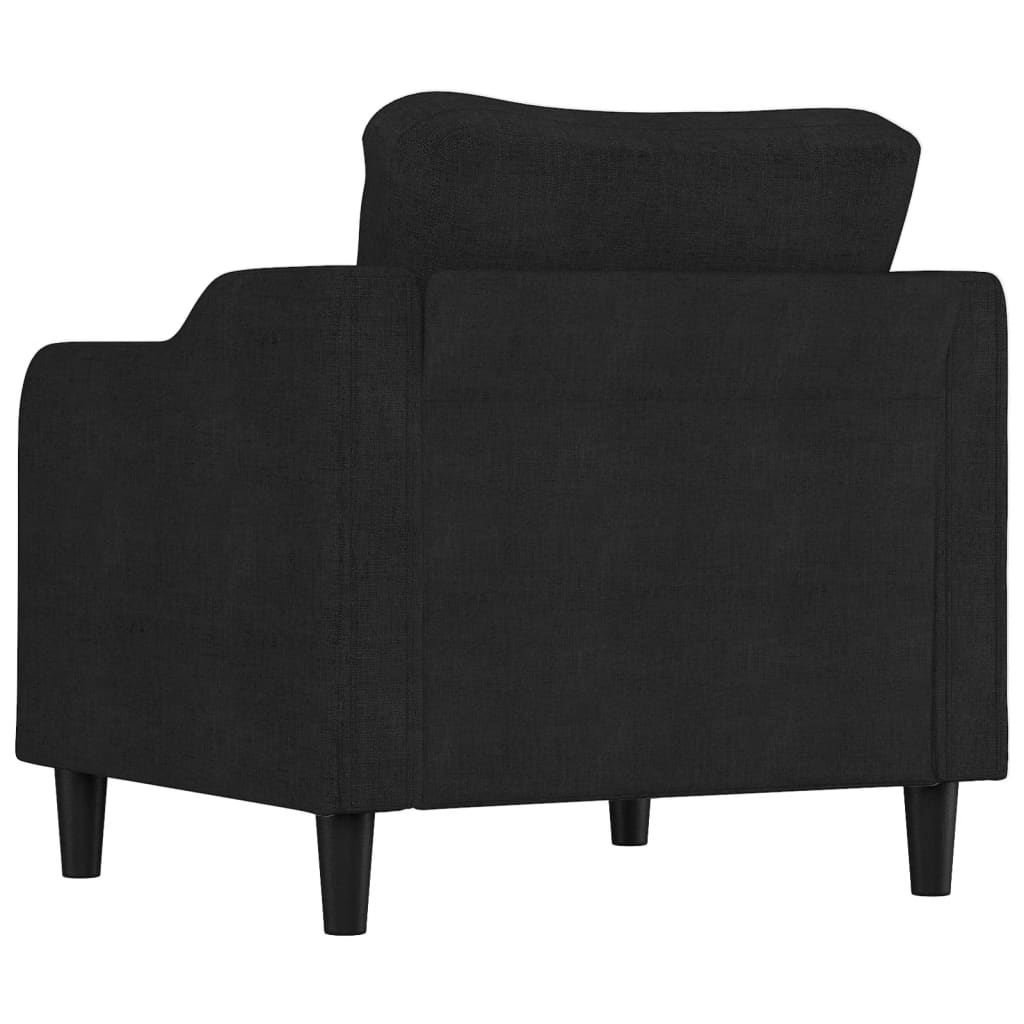 Sofa Chair Black 60 cm Fabric