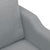 2-Seater Sofa Light Grey 120 cm Fabric