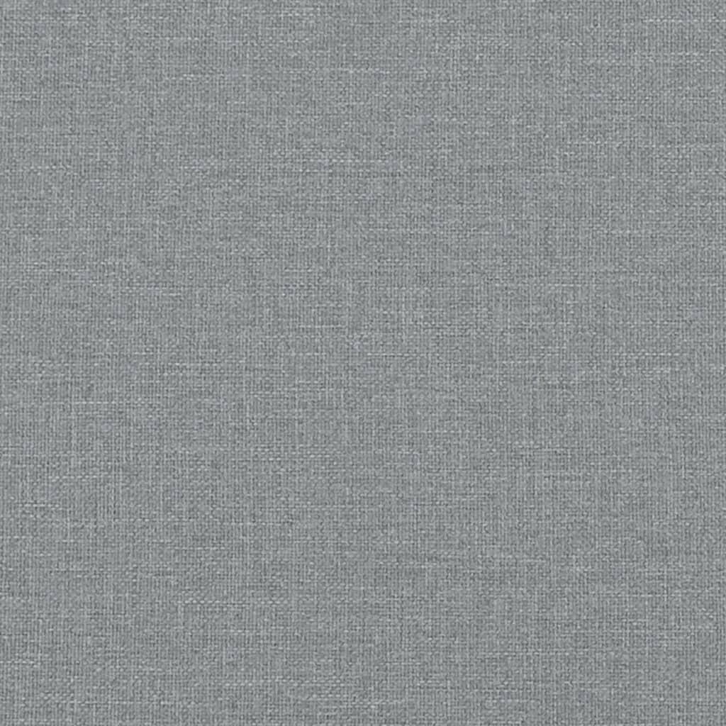3-Seater Sofa Light Grey 180 cm Fabric