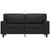 2-Seater Sofa Black 120 cm Faux Leather