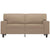 2-Seater Sofa Cappuccino 120 cm Faux Leather