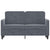 2-Seater Sofa Dark Grey 120 cm Velvet