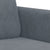 2-Seater Sofa Dark Grey 120 cm Velvet