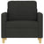 Sofa Chair Black 60 cm Fabric