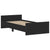 Bed Frame without Mattress Black 90x190 cm Engineered Wood