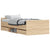 Bed Frame without Mattress Sonoma Oak 90x190 cm