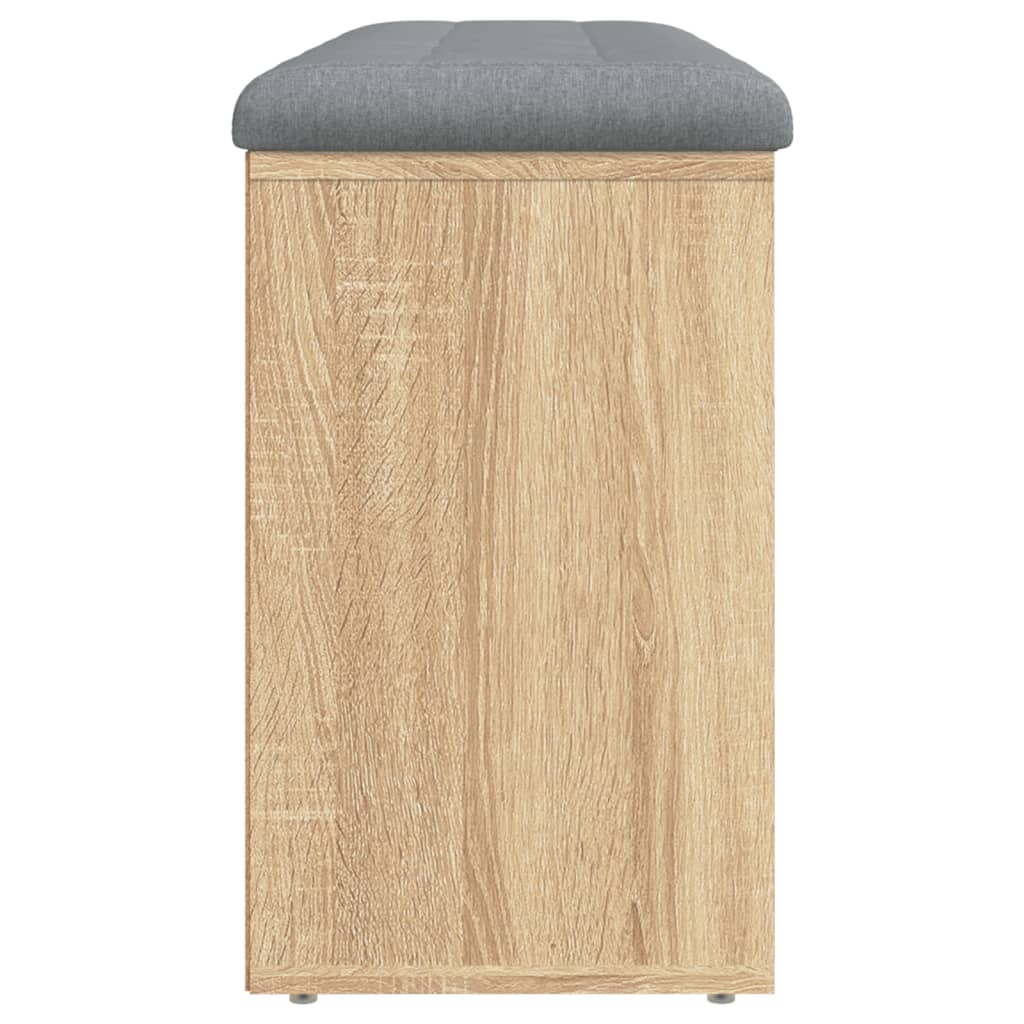 Shoe Bench Sonoma Oak 102x32x50 cm Engineered Wood