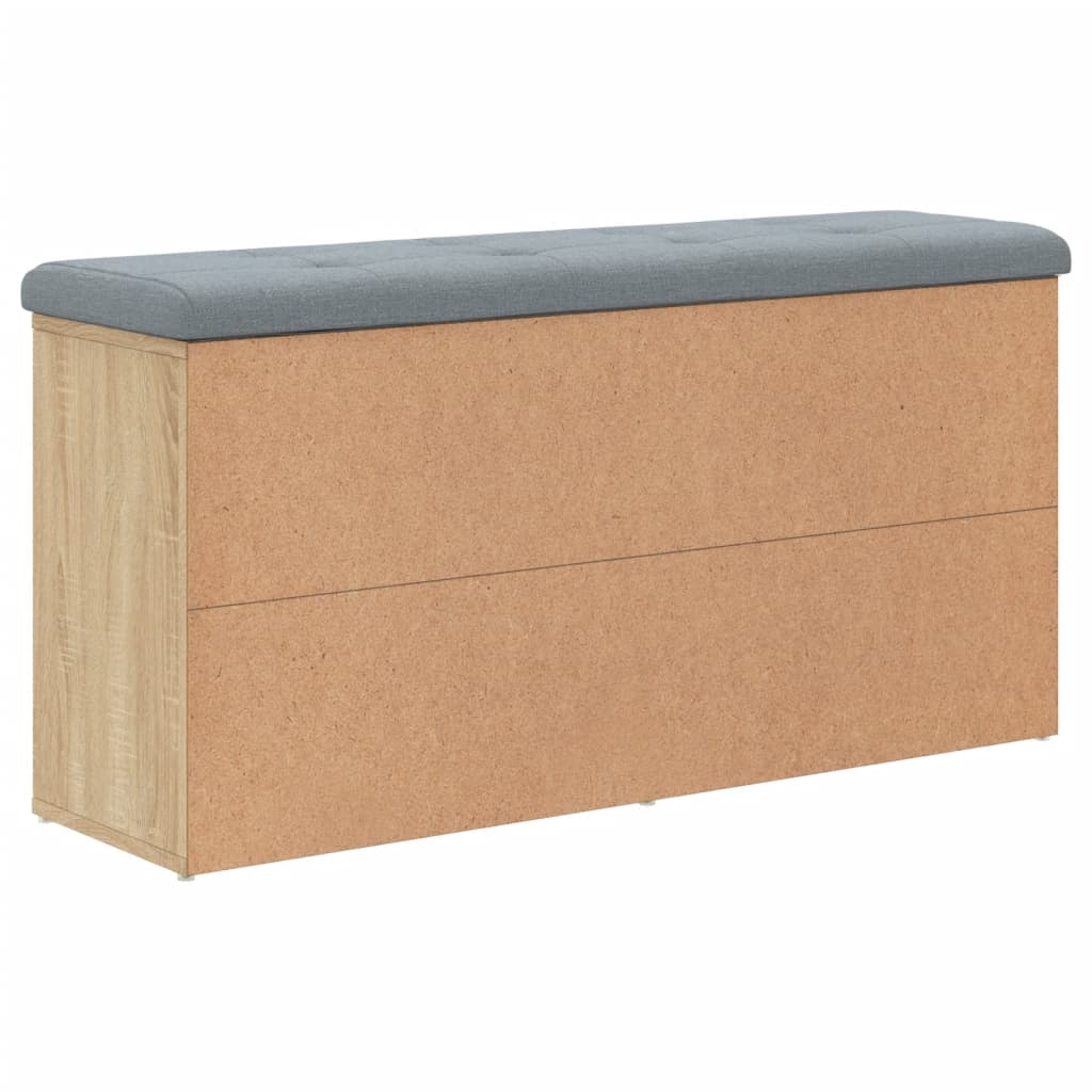 Shoe Bench Sonoma Oak 102x32x50 cm Engineered Wood