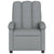 Massage Recliner Chair Light Grey Fabric