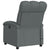 Massage Recliner Chair Dark Grey Fabric