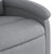 Recliner Chair Light Grey Fabric