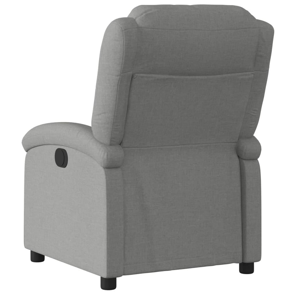 Recliner Chair Dark Grey Fabric