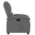 Recliner Chair Dark Grey Fabric