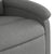 Recliner Chair Dark Grey Fabric